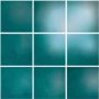 The Mosaic Factory Kasba mozaïektegel 30x30cm wandtegel Vierkant Porselein Ocean Blue glans KAG10125 - Thumbnail 2