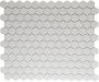 The Mosaic Factory London mozaïektegel 26x30cm wand en vloertegel Zeshoek Hexagon Porselein Super White Mat LOH2010S - Thumbnail 2