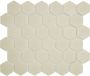 The Mosaic Factory London mozaïektegel 28.2x32.1cm wand en vloertegel Zeshoek Hexagon Porselein White Mat LOH1010 - Thumbnail 2