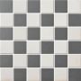 The Mosaic Factory London mozaïektegel 30.9x30.9cm wand en vloertegel Vierkant Porselein Chessboard Mat LO1010S1017 - Thumbnail 2