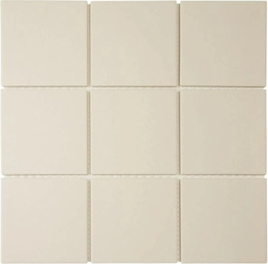 The Mosaic Factory London vierkante mozaïek tegels 95x95 wit