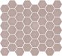The Mosaic Factory Valencia mozaïektegel 27.6x32.9cm wand en vloertegel Zeshoek Hexagon Gerecycled glas Matt Pink Mat VAL18M - Thumbnail 2
