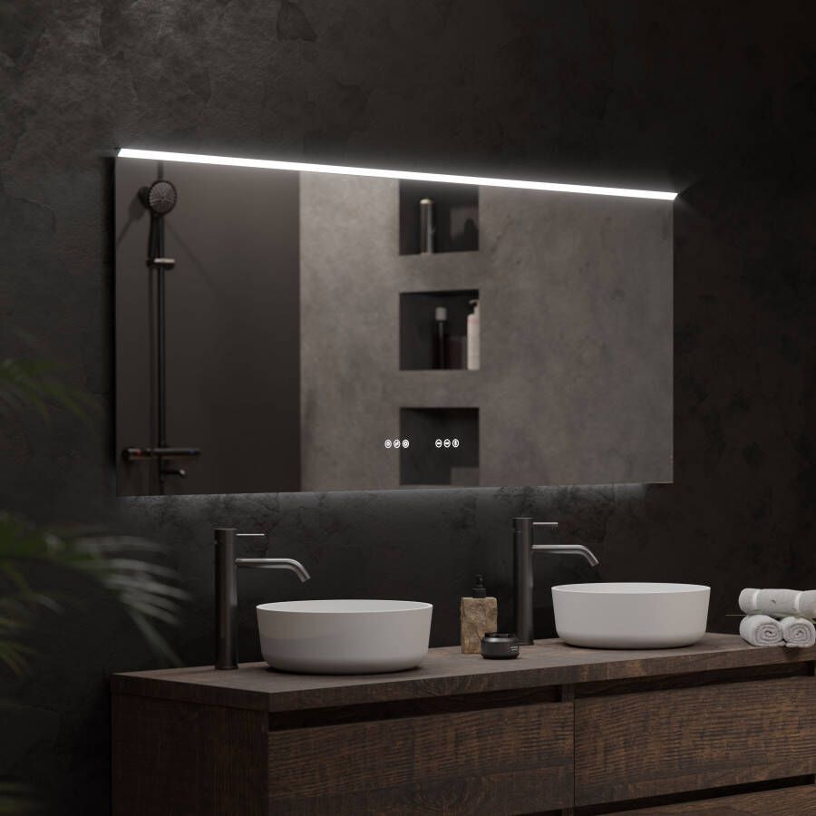 Thebalux M22 spiegel 140x70cm met verlichting verwarming en audiosysteem