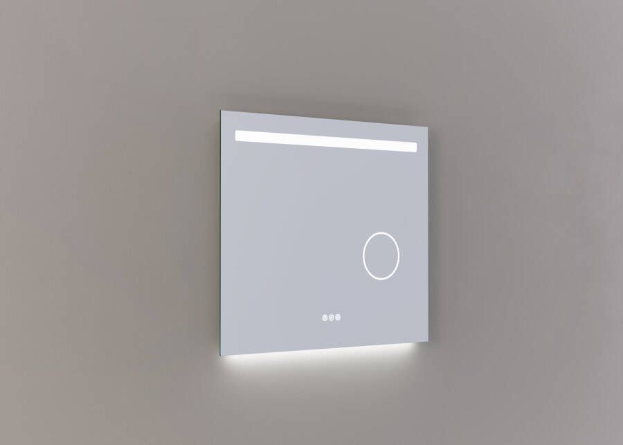 Thebalux M24 spiegel 80x70cm met verlichting verwarming en vergrootspiegel