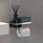 Tiger Caddy Toiletrolhouder met planchet Chroom 1401430346 - Thumbnail 3