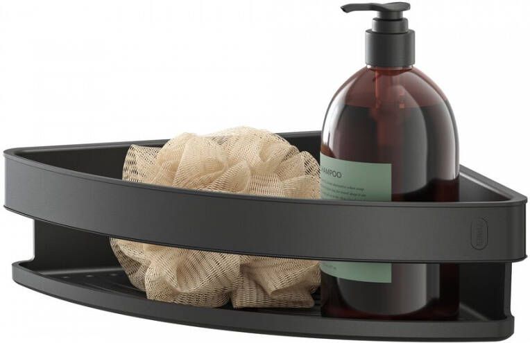 Tiger Carv Douchemand 21x21x7cm hoekmodel zwart 800251