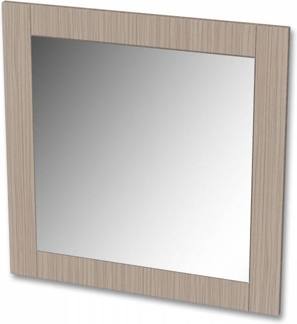 Tiger Frames spiegel 80x80cm wit eiken
