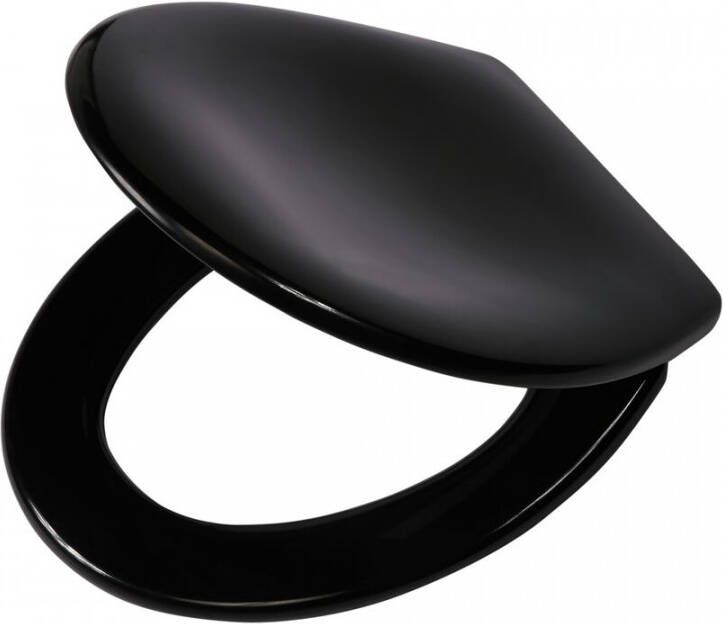 Tiger Toiletbril Ventura Softclose Duroplast Zwart 37.5x4.5x45cm 251490746