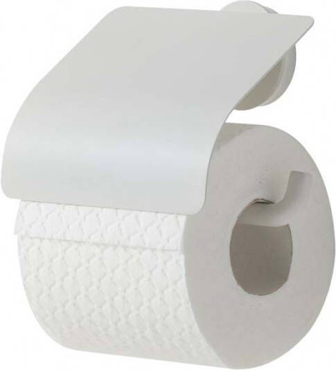 Tiger Urban Toiletrolhouder met klep Wit 13.8x12.6x4.5cm 1316630146