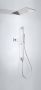 Tres Regendouche set electronisch Shower technology | Inbouw | Thermostaatkraan | 3-weg | Vierkant | Chroom - Thumbnail 1