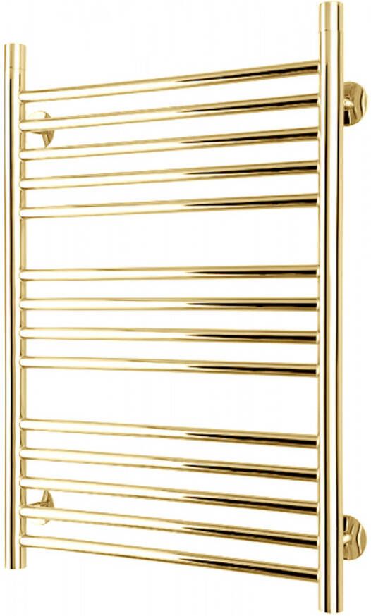 TVS Design Plus 1 elektrische radiator verticaal goud gepolijst 32W 160x5cm