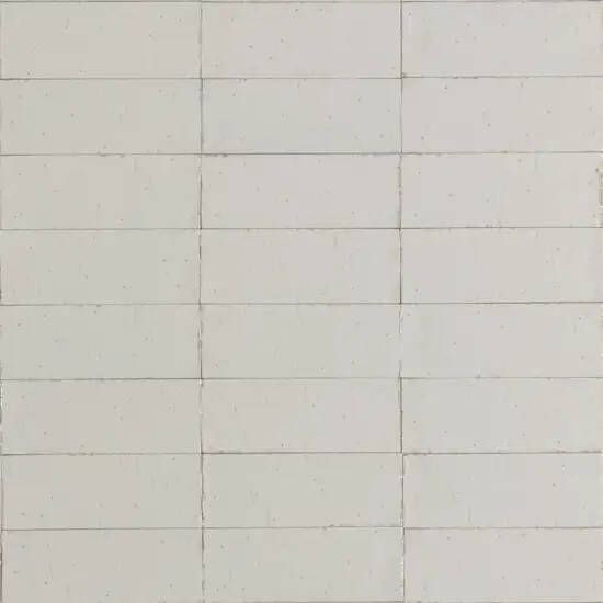 Valence Costela wandtegel 7.5x20cm bianco glans