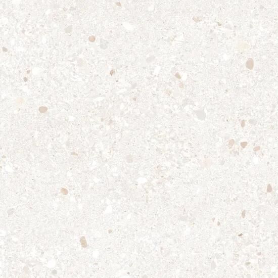 Valence Orizz vloertegel bianco mat 60x60cm wit terrazzo