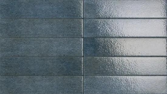 Valence Orizz vloertegel petrolio lux 6.5x29cm blauw