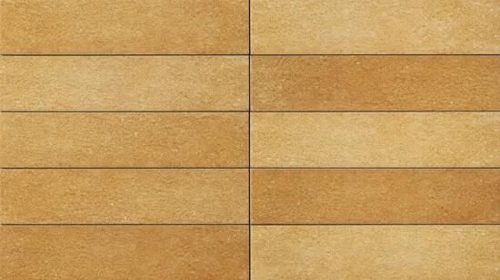 Valence Orizz vloertegel senape mat 6.5x29cm oker