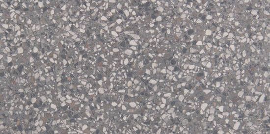 Vtwonen Tegels Terrazzo vloertegel 60x120cm antraciet gerectificeerd