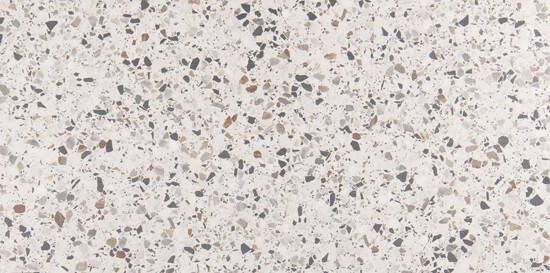 Vtwonen Tegels Terrazzo vloertegel 60x120cm wit gerectificeerd