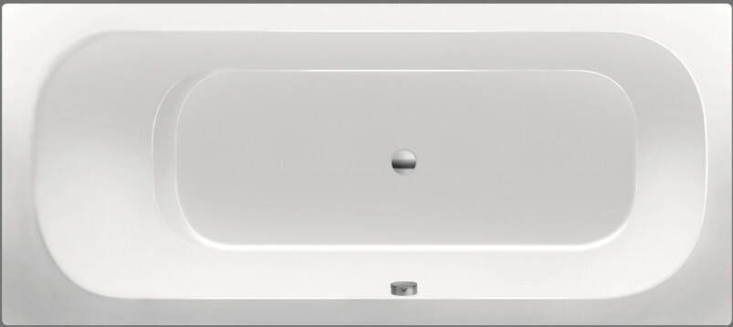 Xenz Ligbad Inbouw Aruba Rechthoek 1-2 Persoons Duobad 80x180x45cm Acryl Klei Mat met Poten