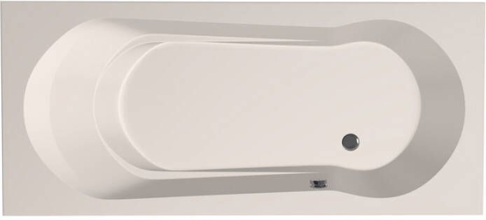 Xenz Ligbad Inbouw Barbados Rechthoek 1-2 Persoons Duobad 90x180x48cm Acryl Creme Mat met Poten