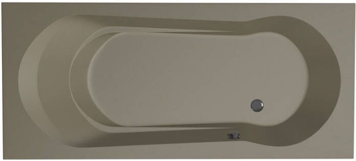 Xenz Ligbad Inbouw Barbados Rechthoek 1-2 Persoons Duobad 90x180x48cm Acryl Klei Mat met Poten