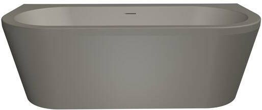 Xenz Charley duobad 180x80x60 cement incl. 7006 badafvoer vulcombinatie grafiet geborsteld 7005 06 VC GG