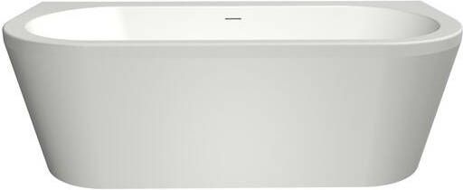 Xenz Charley vrijstaand bad 180x80cm badvulcombinatie chroom met overloop met afvoer met badvulcombinatie Middenopstelling acryl edelweiss 7005-03-VC51 - Foto 2