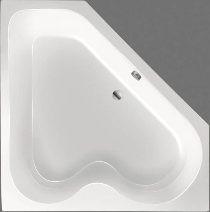 Xenz Ligbad Inbouw Cyprus Hoekbad 1-2 Persoons Duobad 145x145x50cm Acryl Bahama Beige Hoogglans met Poten