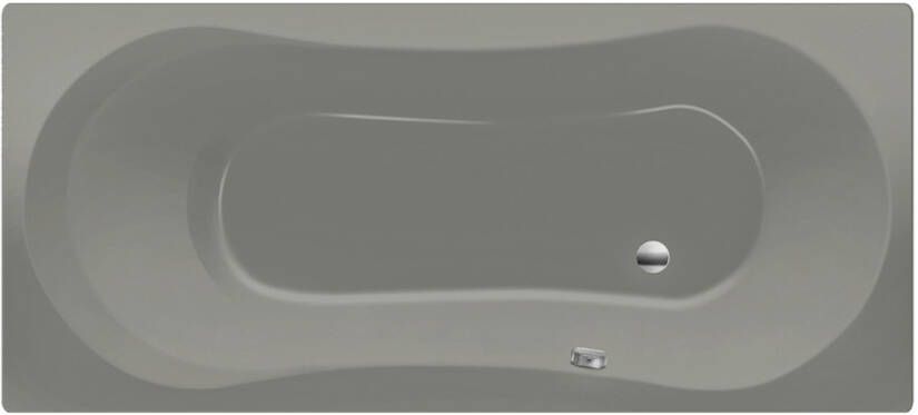Xenz Ligbad Inbouw Dominica Rechthoek 1-2 Persoons Duobad 75x170x44cm Acryl Cement Mat met Poten