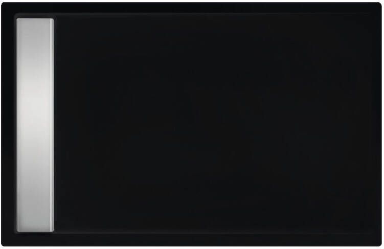 Xenz Easy-Tray Douchebak 110x80x5cm Ebony mat zwart
