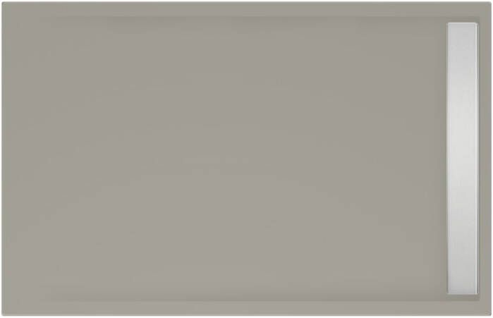 Xenz Douchevloer Easy Tray | 140x90 cm | Incl.Gootcover en Afvoersifon | Acryl | Rechthoek | Cement mat - Foto 2
