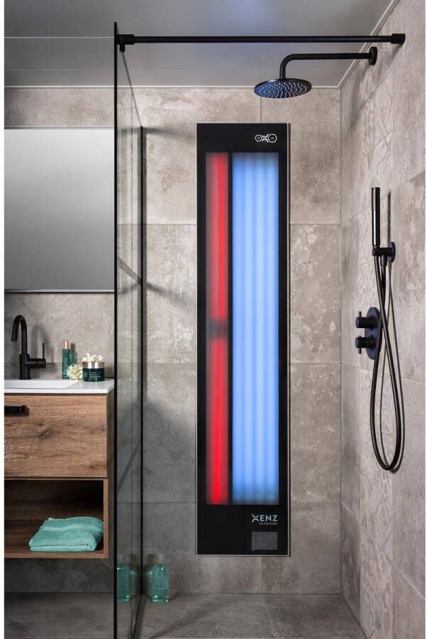 Xenz Feel Good shower UV en Infrarood inbouwlamp zwart