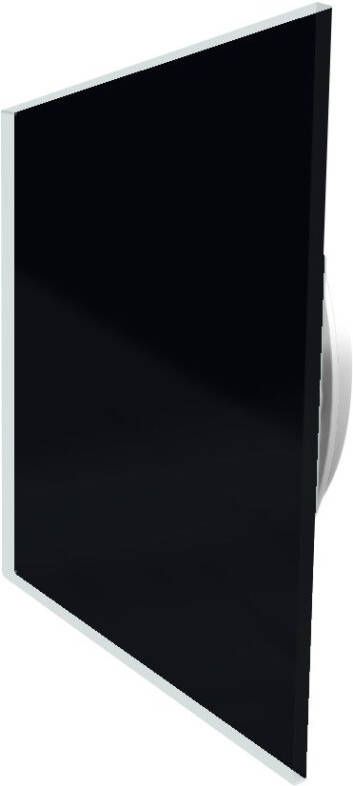 Xenz Ventilatie cover set van 2 15x15 cm zwart