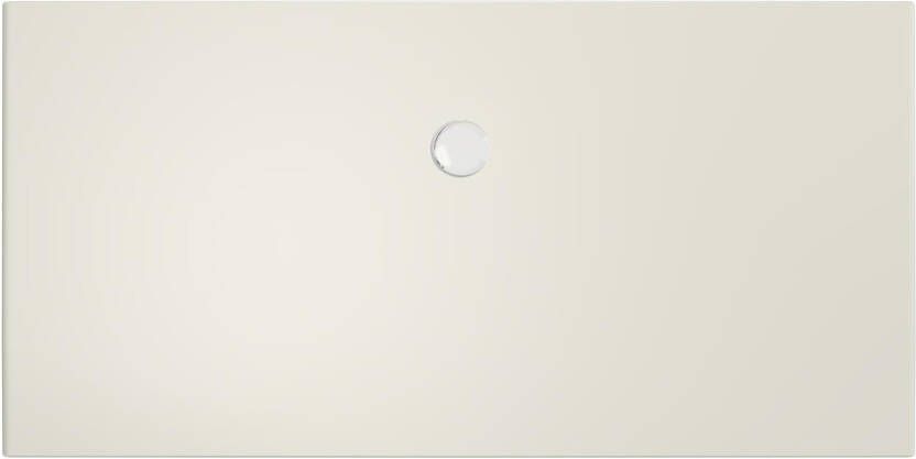 Xenz Douchevloer Flat | 180x90 cm | Incl.Afvoersifon-Chroom | Acryl | Rechthoekig | Pergamon glans