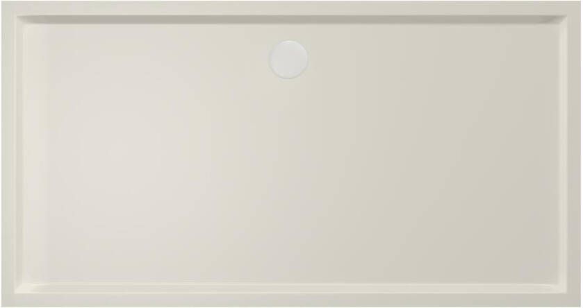 Xenz Douchebak Mariana | 170x90x4 cm | Incl.Afvoersifon-Chroom | Acryl | Rechthoekig | Pergamon glans