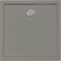 Xenz Mariana Plus vierkante douchebak acryl 100x100cm cement - Thumbnail 1