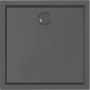 Xenz Mariana Plus vierkante douchebak acryl 100x100cm zwart mat - Thumbnail 1