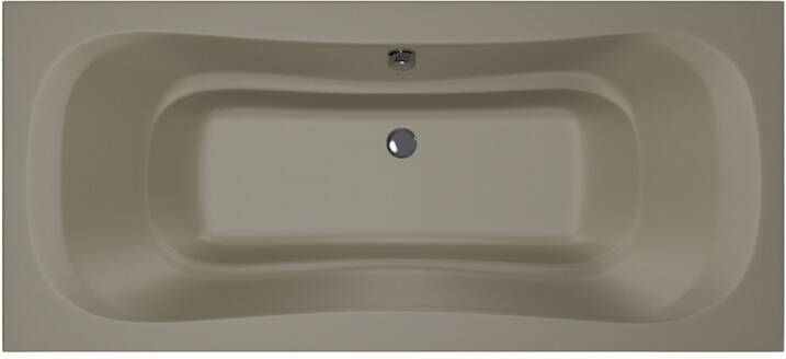 Xenz Ligbad Inbouw Nassau Rechthoek 1-2 Persoons Duobad 90x200x49cm Acryl Klei Mat met Poten