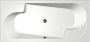 Xenz Ligbad Parel | Inbouw | 190x90 cm | Incl.Badafvoer | Met overloop | Acryl | Glans wit - Thumbnail 1