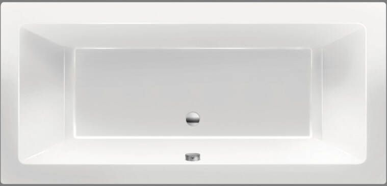 Xenz Ligbad Inbouw Society Rechthoek 1-2 Persoons Duobad 90x200x50cm Acryl Bahama Beige Hoogglans met Poten - Foto 2