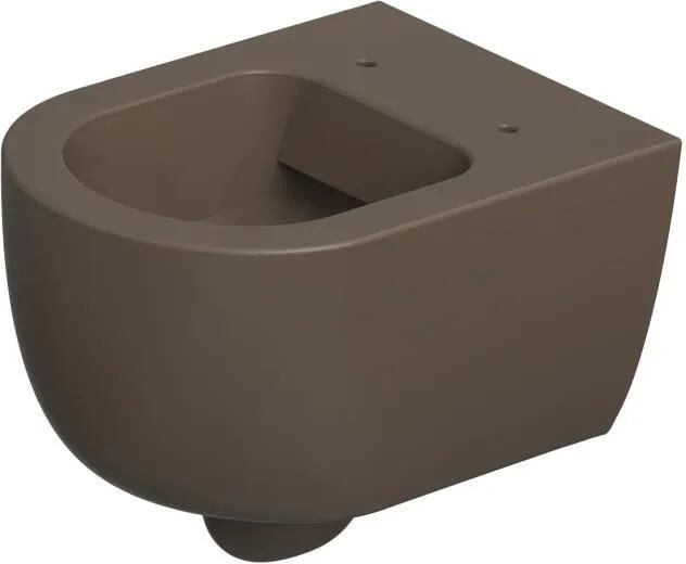 Xenz Gio rim free wandcloset verkort 47 cm met vortexspoeling coffee mat