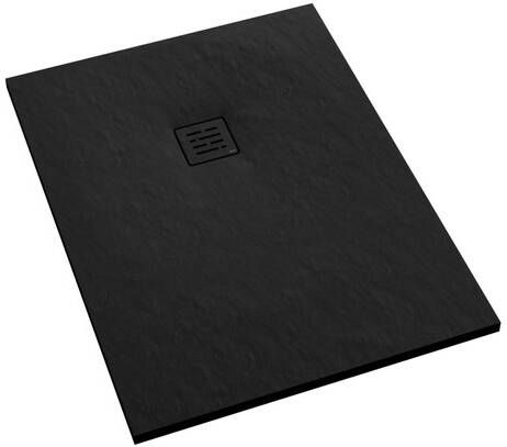 Aco Showerdrain douchevloer 80x80x3.5cm antislip mat zwart 914004