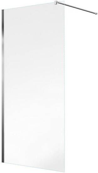Adema ACTIE inloopdouche 100x200cm 8mm veiligheidsglas anti kalk profielset inkortbaar chroom SW1428207