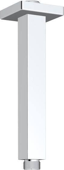 Adema Alcedo plafondarm 20cm vierkant chroom 100090005