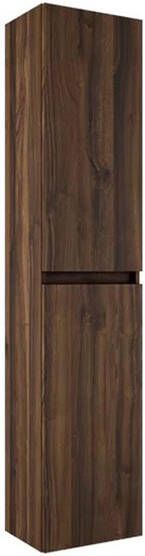 Adema Chaci Hoge Kast 140x35x27cm 2 deuren noten 88374