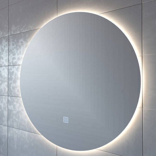 Adema Circle badkamerspiegel rond diameter 100cm met indirecte LED verlichting en touch schakelaar sw484779