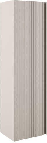 Adema Prime Blend Hoge Kast 120x34.5x27.5cm 1 deur mat cotton (beige) MDF ARES_HIGH_CABINET_Cotton