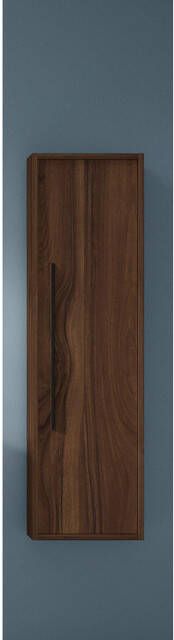 Adema Prime Essential Hoge Kast 120x34.5x28.2cm 1 deur noten MDF AQUA_HIGH_CABINET_Valenti