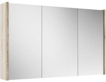 Adema Prime Spiegelkast 100x63x16cm -inclusief zijpanelen beech (hout) SW1212817 SW910735