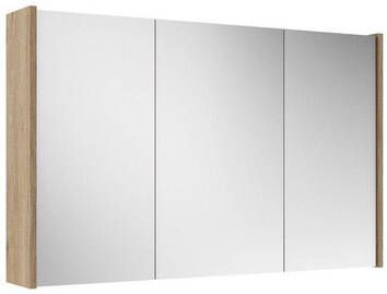 Adema Prime Spiegelkast 100x63x16cm inclusief zijpanelen kaneel SW1212817 SW812072
