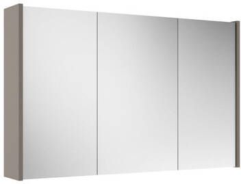 Adema Prime Spiegelkast 100x63x16cm -inclusief zijpanelen taupe SW1212817 SW910736